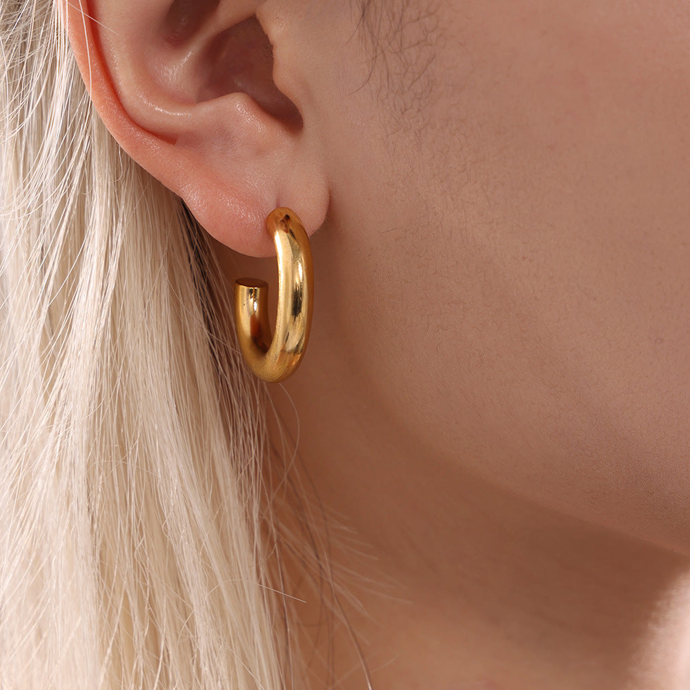 Wholesale Stainless steel  18K Gold Plated Elegant Ring