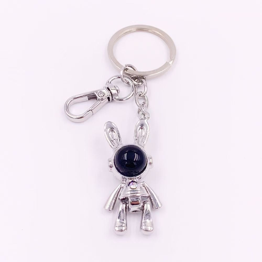 Wholesale Moonstone Space Bunny Keychain