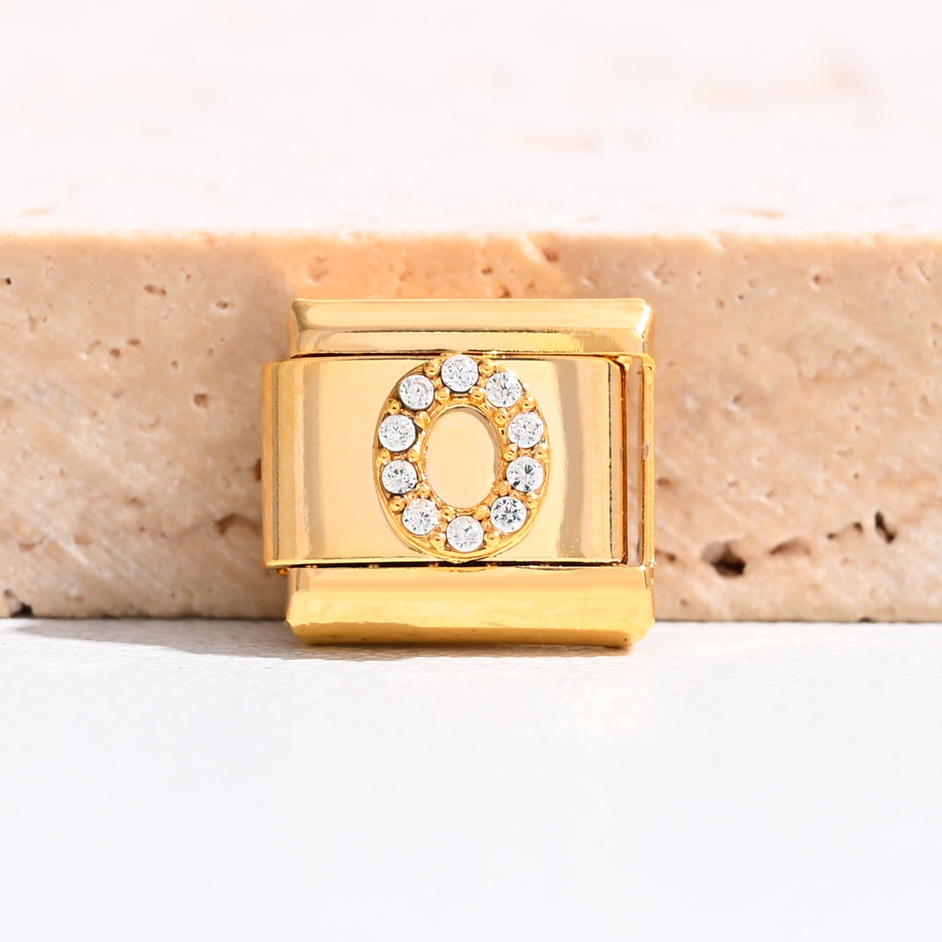 Wholesale 9mm Italian Charm Starter Bracelets DIY Letter Stainless Steel Composable Bracelet