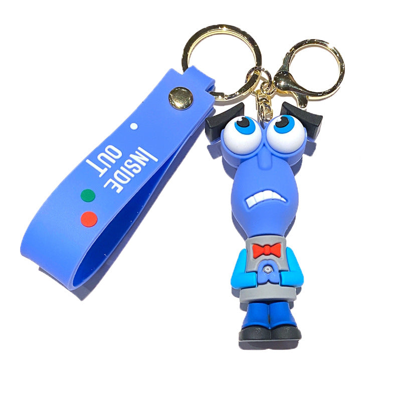 Wholesale Cartoon Doll PVC Soft Keychains Silicone Creative Keychain ACC-KC-XinShu009