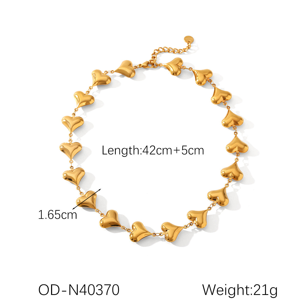 Wholesale  stainless steel 18K gold jewelry high sense love bracelet