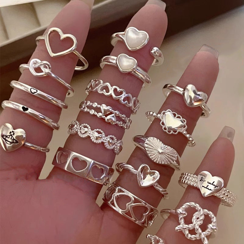 Wholesale Plain Love Ring with Adjustable Opening ACC-RS-YaoFeng010