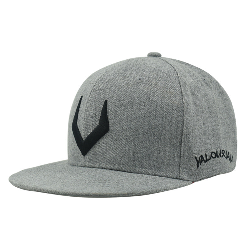 Wholesale Lettering embroidered flat brim baseball cap