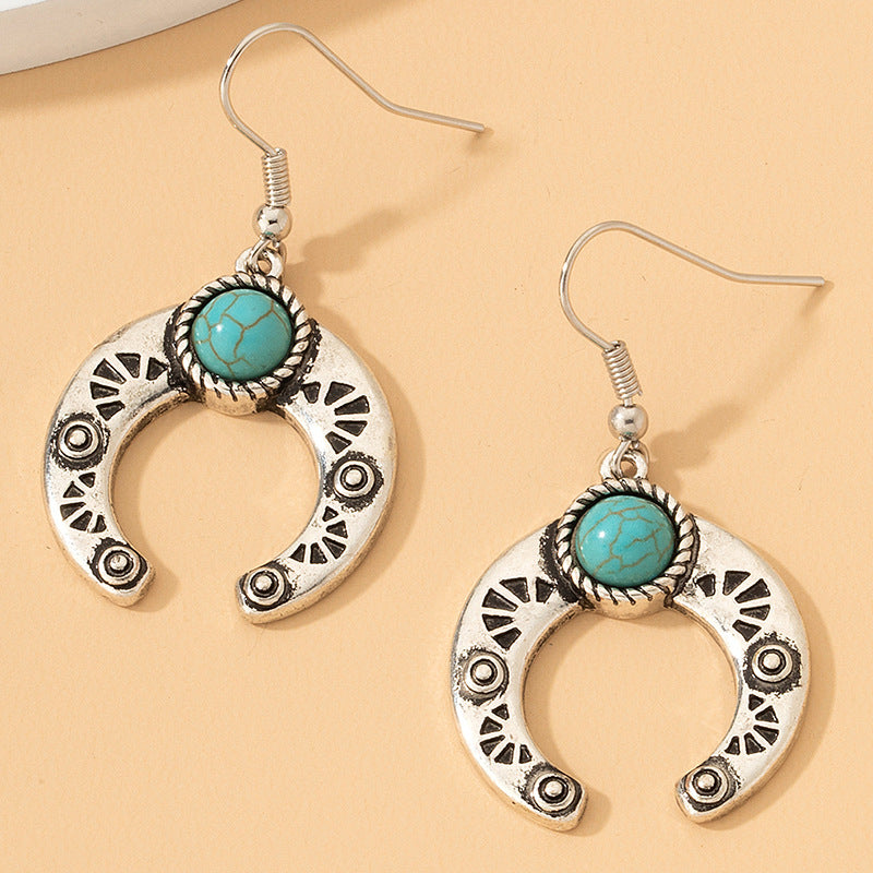 Wholesale Bohemian  turquoise earrings