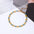 Wholesale 10pcs Titanium Steel Color Diamond 18K Gold Geometric Bracelet