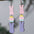 Wholesale Easter pink and purple rabbit egg wooden earrings