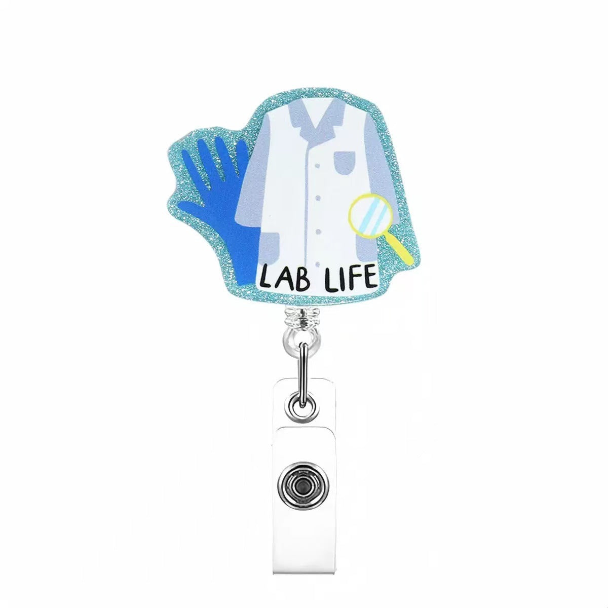 Wholesale cartoon pull-tab doctor and nurse name badges  Keychains