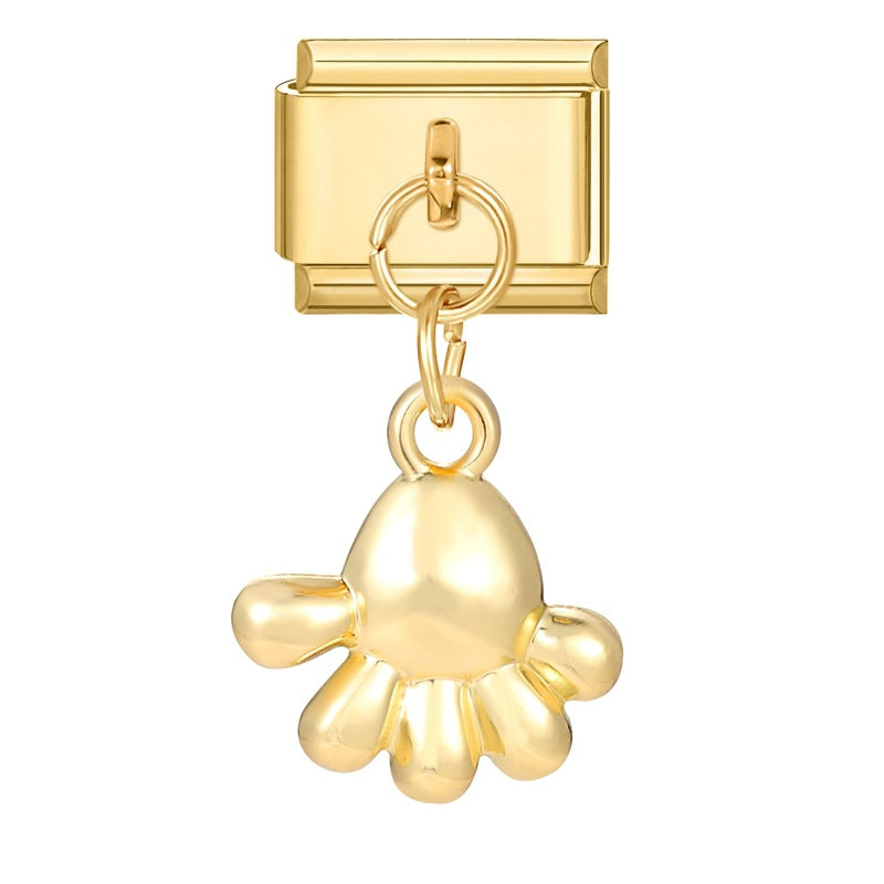 Wholesale 9mm Italian Charm Starter Bracelets DIY Pendant Style Stainless Steel Composable Bracelet