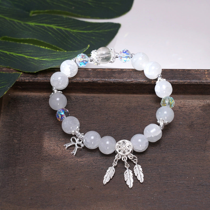 Wholesale Handmade Glass Beaded Butterfly Dreamcatcher Bracelet for Women Travel Souvenir Gift Fashion Jewelry Accessory