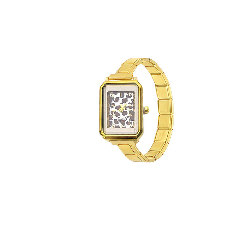 Wholesale New Cross-Border Leopard Print Italian Modular Watch,  Simple and Versatile,  DIY Detachable Watch Head