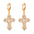 Wholesale Dark Diamond Cross Earrings