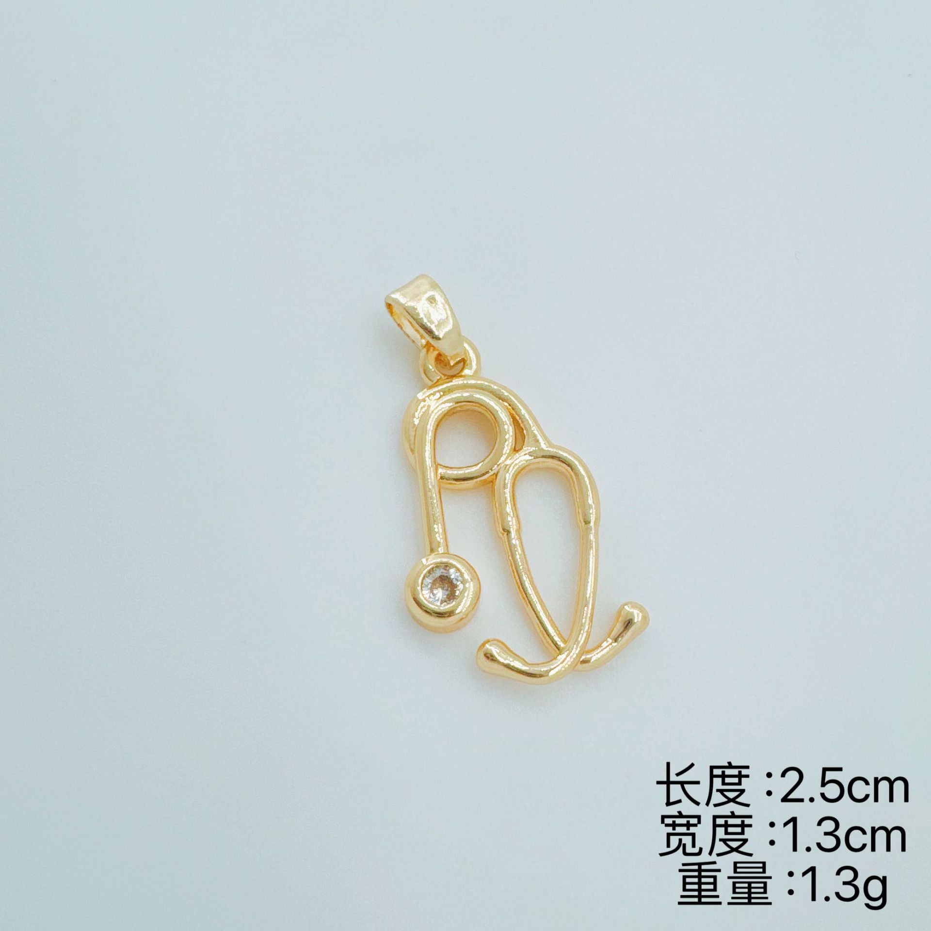 Wholesale Medical Stethoscope Necklace Pendant,  Chic Fashion Accessory for Nurse Gift Boutique