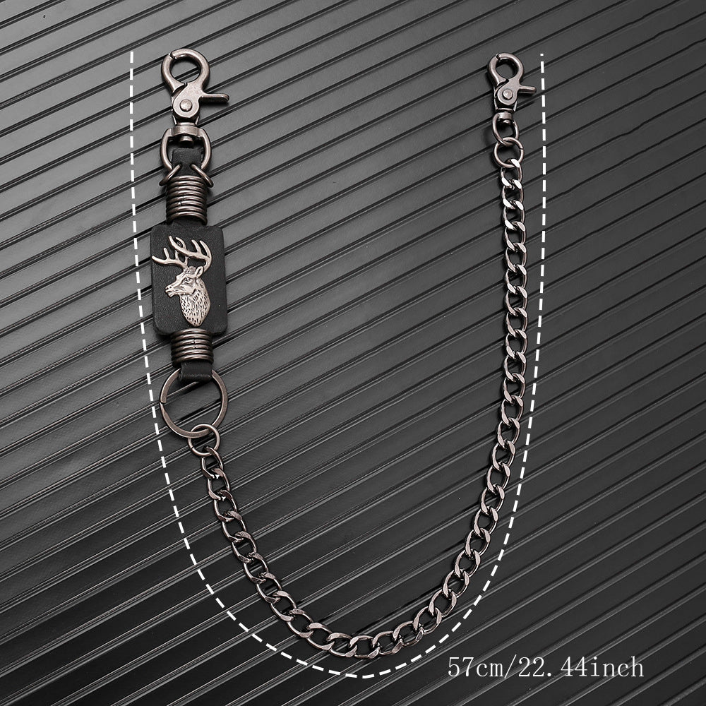 Wholesale Retro Metal Punk Waist Chain