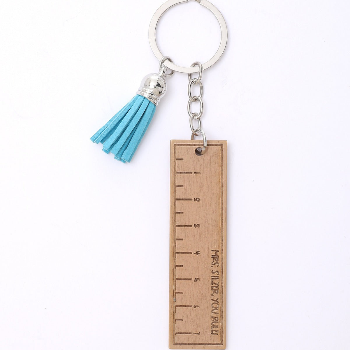 Wholesale Tassel Wooden Ruler Keychain ACC-KC-YTian006
