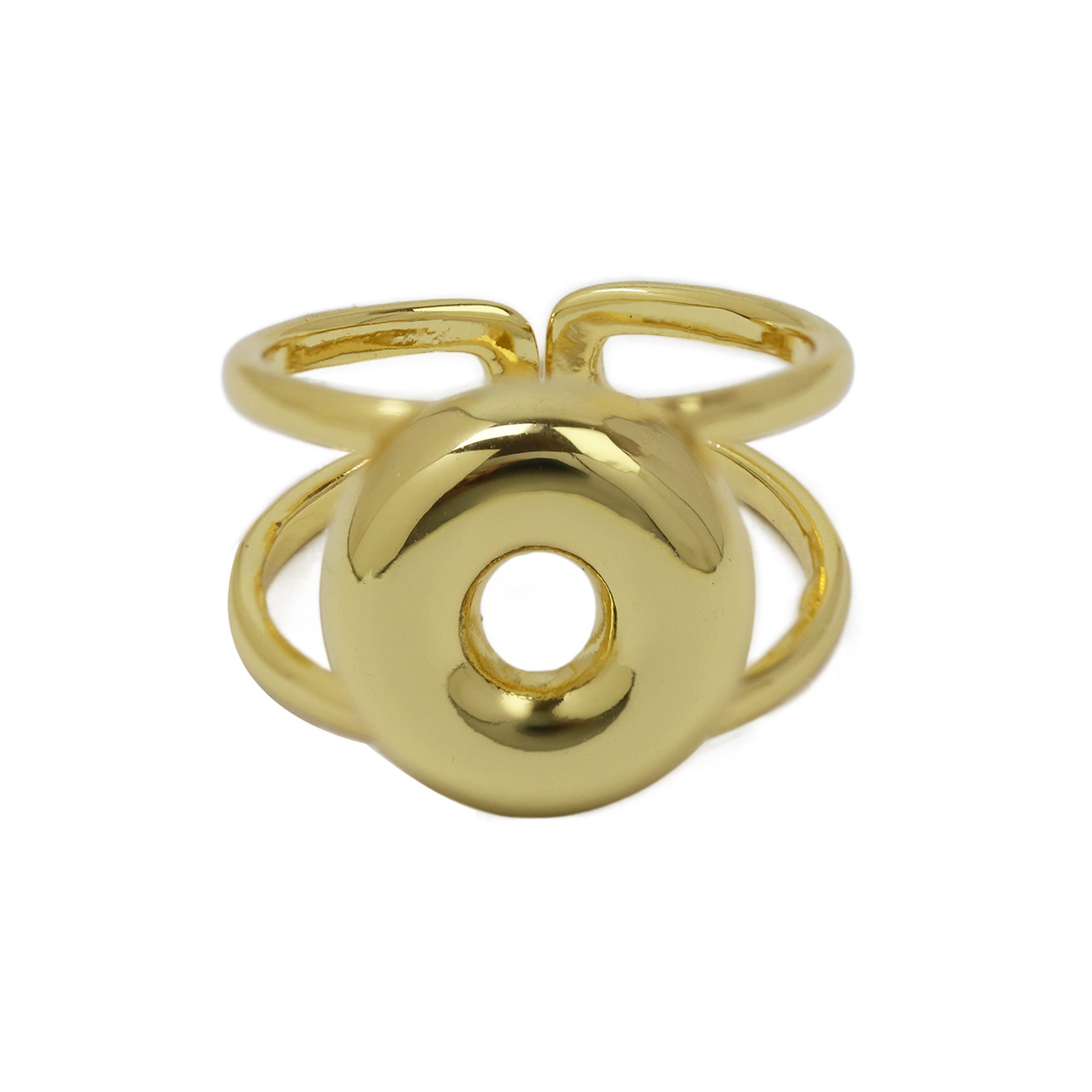 Wholesale  26 A-Z English Letter Open Luxury Women's Rings