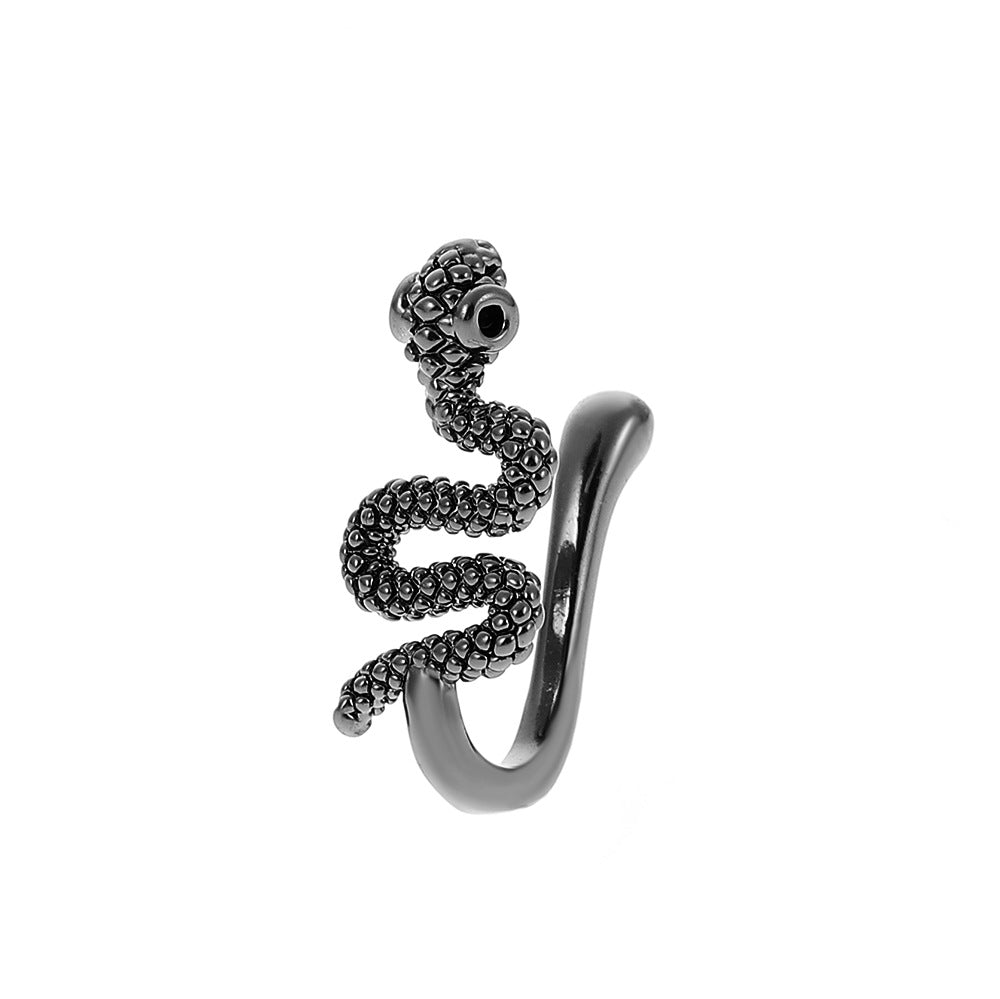 Wholesale  Metal Non-Perforated U-Shaped Nose Clip Snake-Shaped  Jewelry