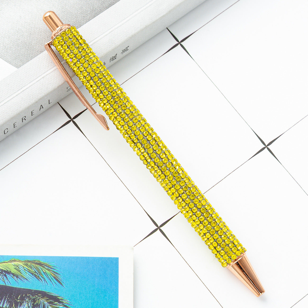 Wholesale Press Jump Pen Rhinestone Foreskin Press Pen ACC-PN-HuaHao016