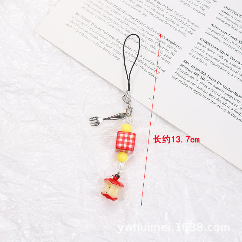 Wholesale Red Apple Keychain