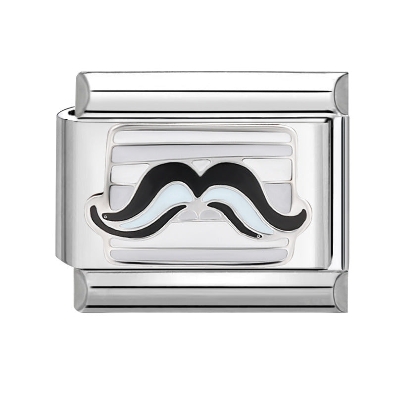 Wholesale Italian Charm Bracelet 9mm DIY Splicing Cute Creative Stainless Steel Composable Bracelet