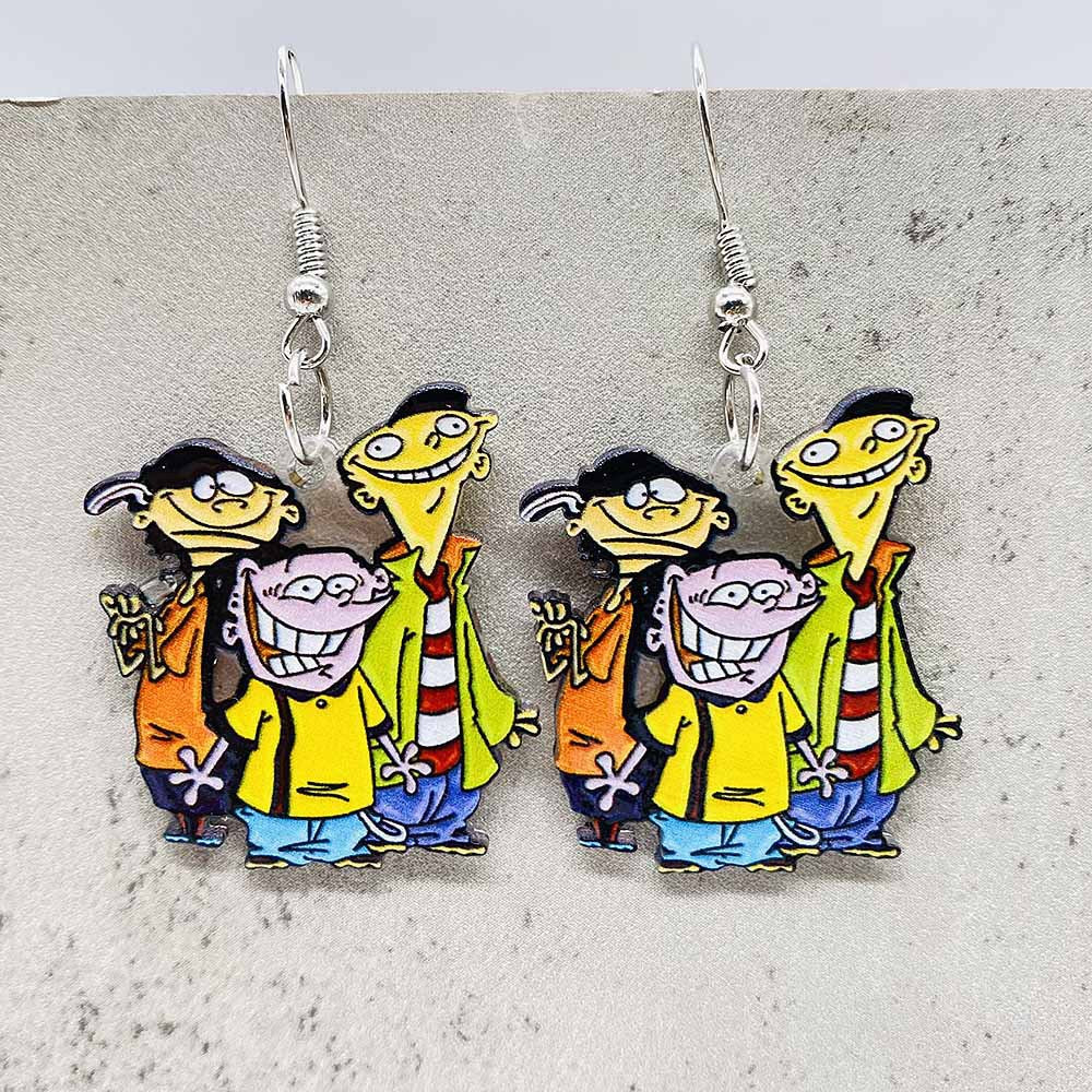 Wholesale Cartoon Animal Cute Cat Acrylic Earrings