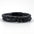 Wholesale Black Leather Rope Men's Double-layer Braided Leather Bracelet