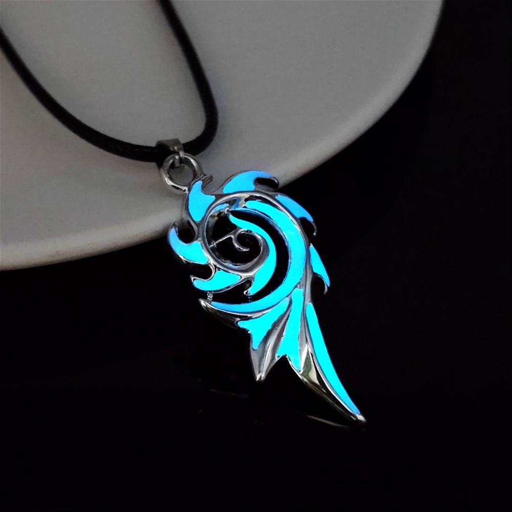 Wholesale  Alloy luminous Phoenix necklace