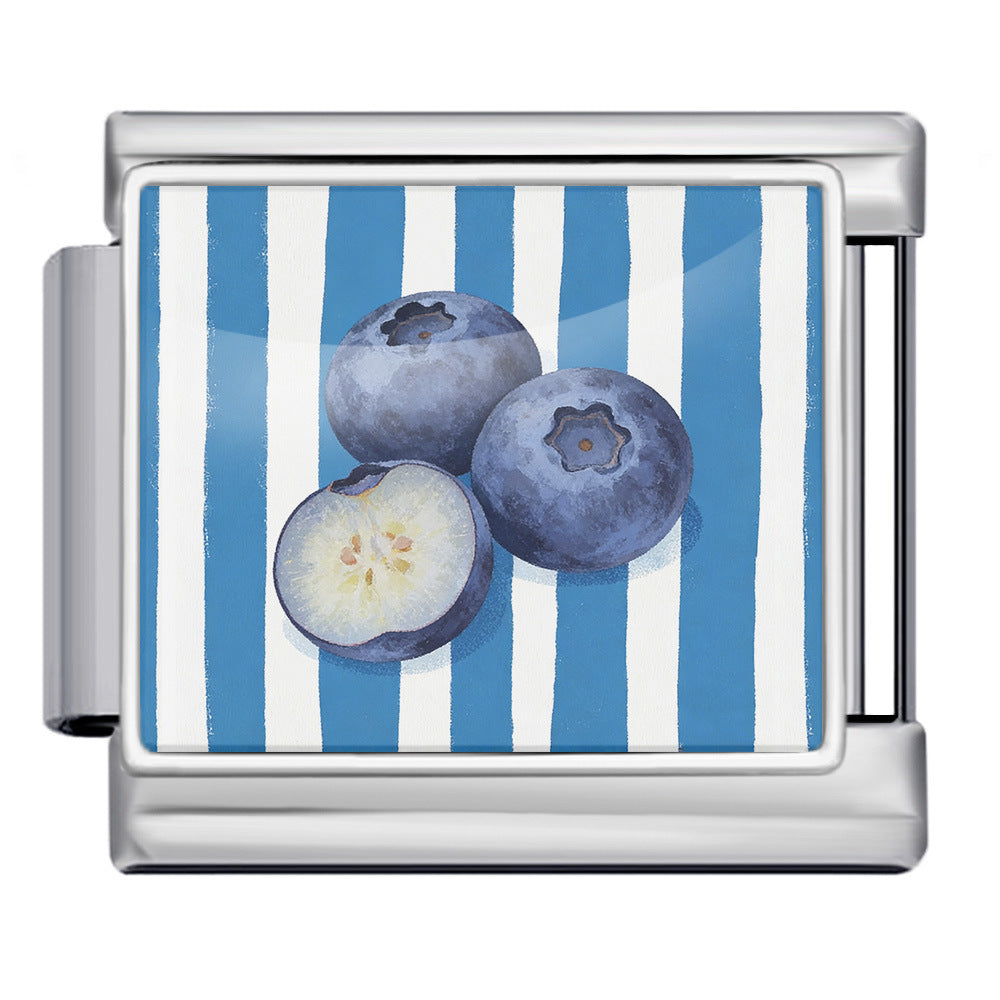 Wholesale 9mm Italian Charm Starter Bracelets DIY square Single Section Creative Stainless Steel Composable Bracelet