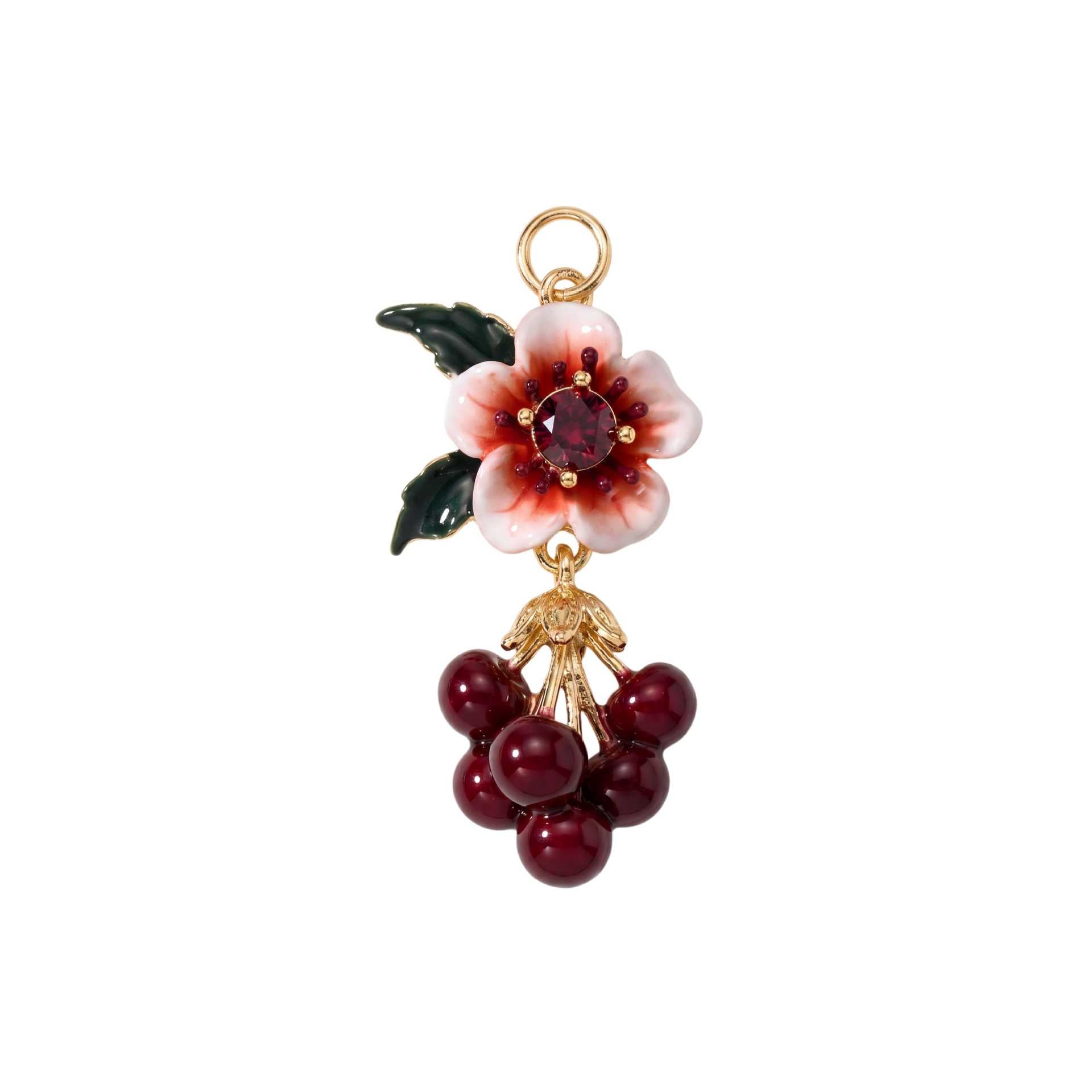 Wholesale Copper Retro Grape Berry Pendant Necklace Sweet Girl Style Floral Fruit Charm Fashion Accessory For Everyday Boutique Resale