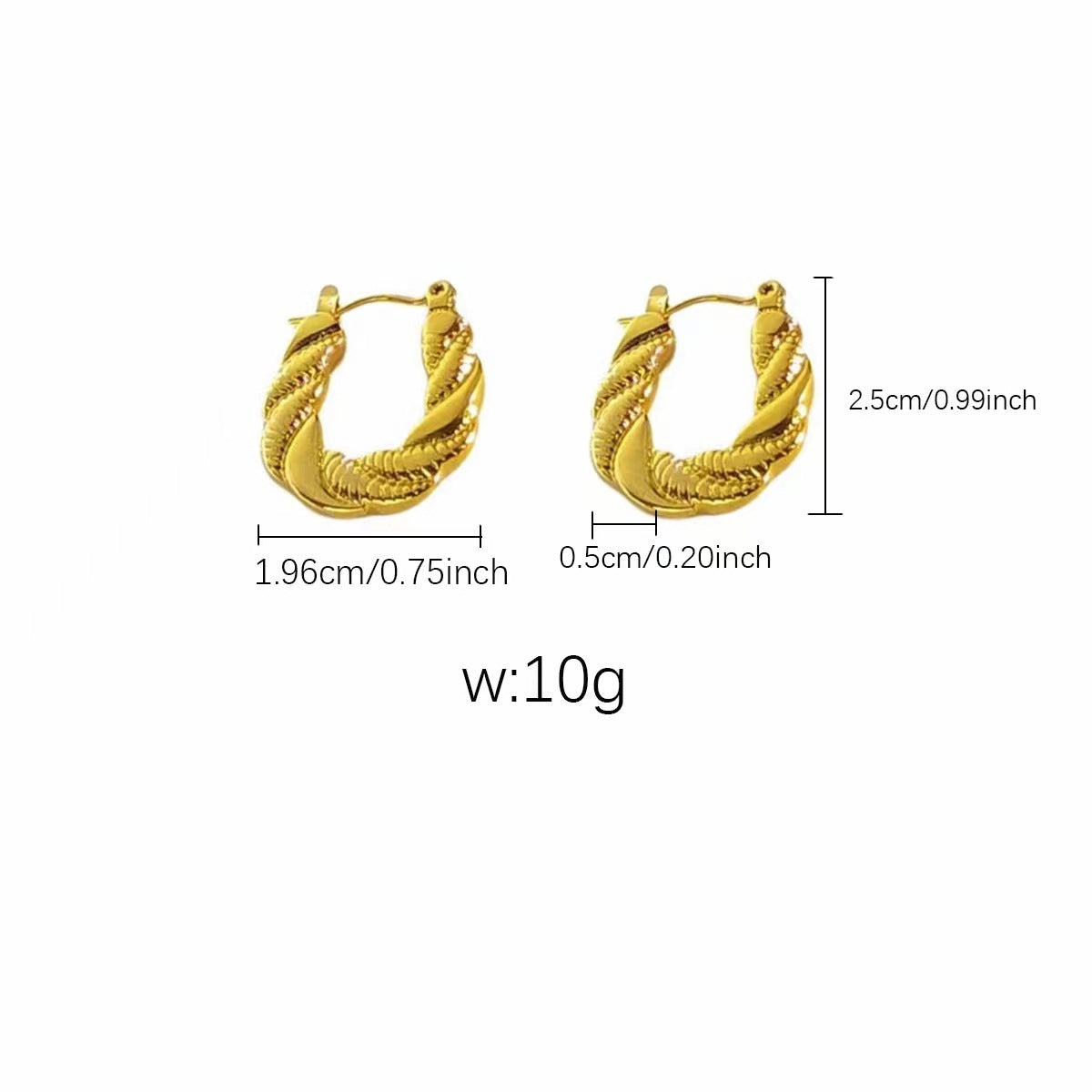 Wholesale stainless steel non-fading  earrings