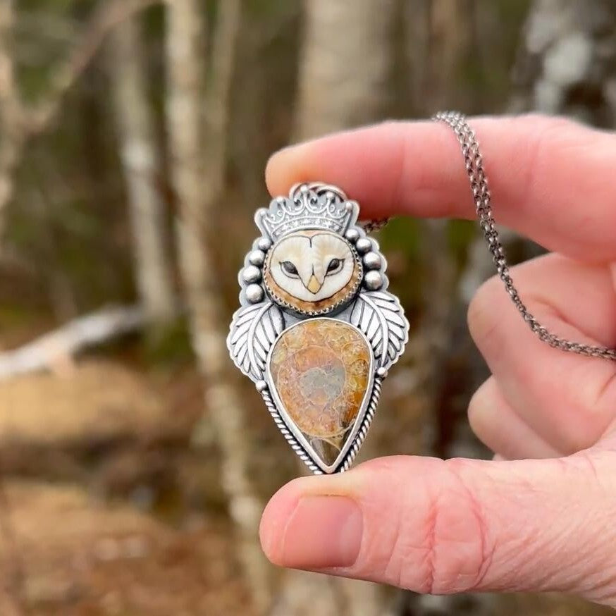 Wholesale Bohemian Retro Owl Fashion Pendant Necklace
