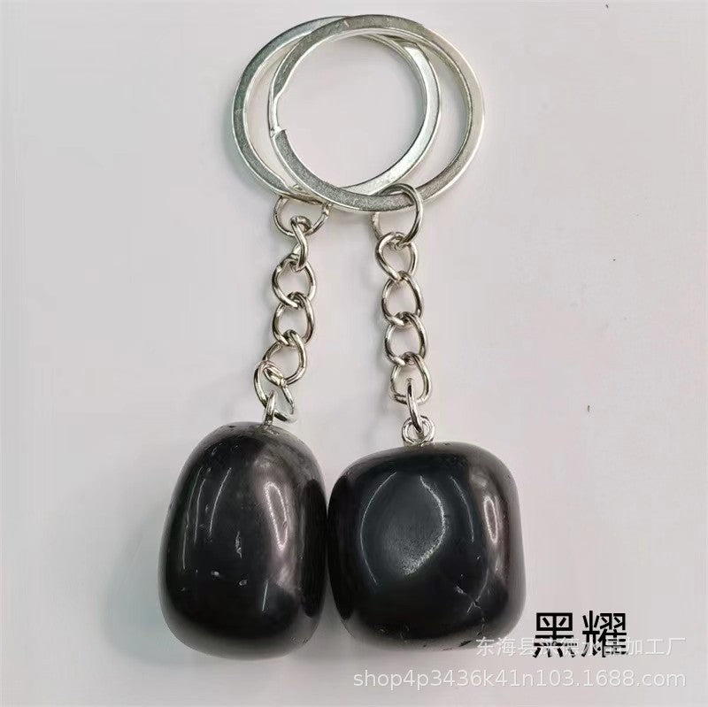 Wholesale Modern Minimalist Purple Crystal Keychain Chic Bag Charm &  Car Key Accessory
