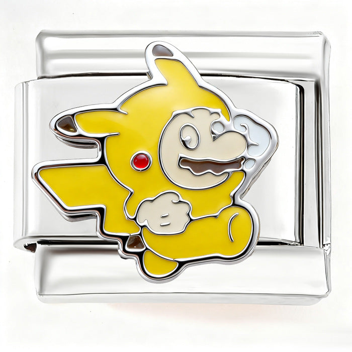 Wholesale  Italian Charm Bracelet 9mm DIY Cute Cartoon Creative Stainless Steel Composable Bracelet