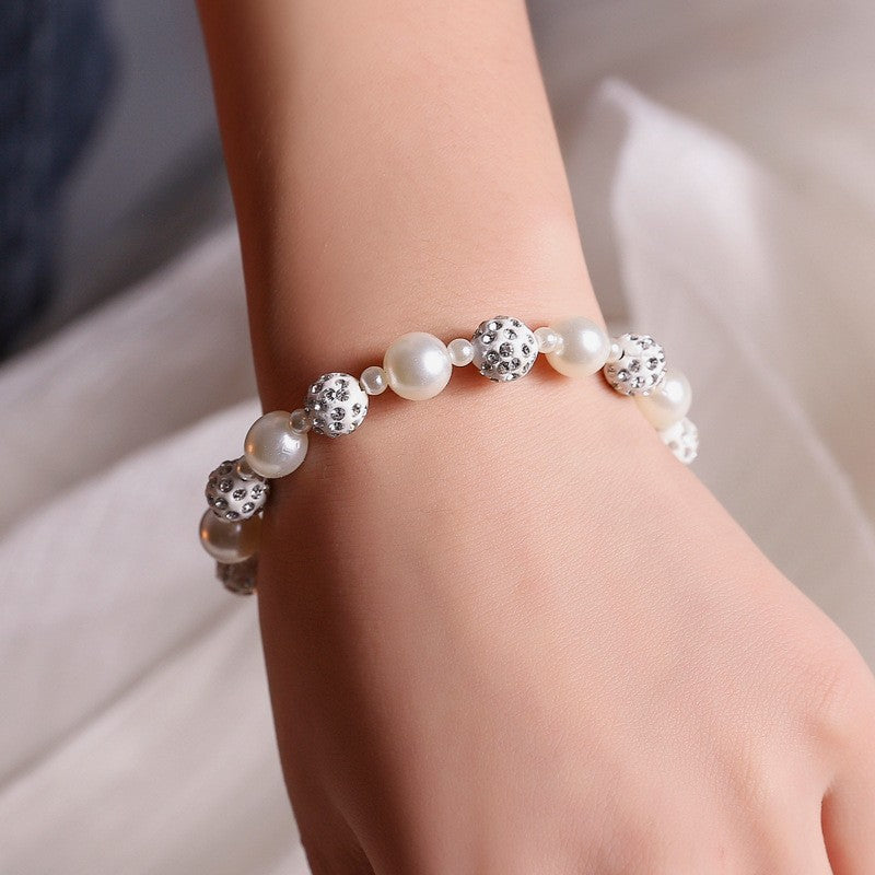 Wholesale Diamond Pearl Bracelets ACC-BT-Yima015
