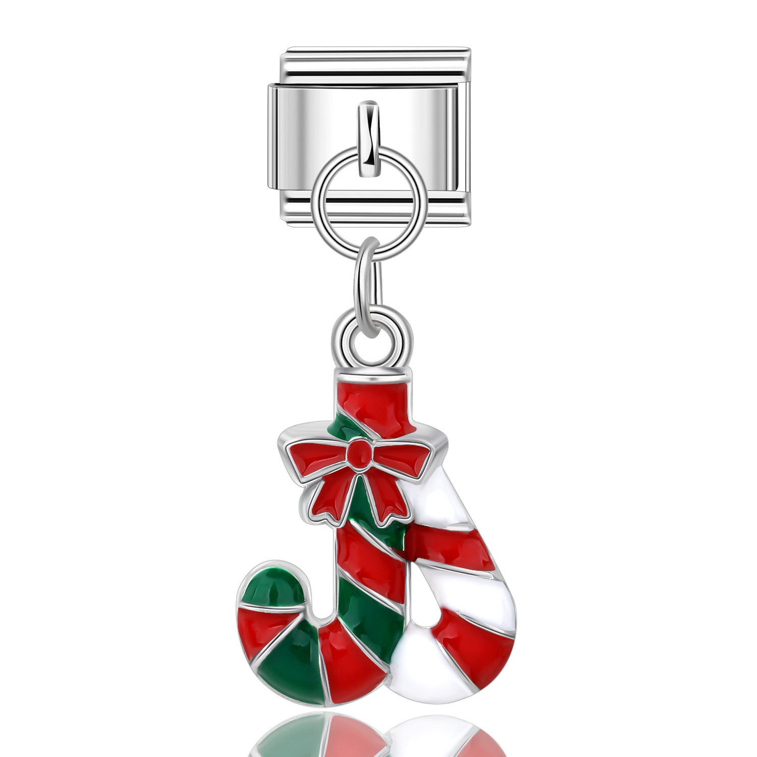 Wholesale 10pcs Italian Charm Bracelet 9mm DIY Splicing Fruit Rainbow Stainless Steel Composable Bracelet