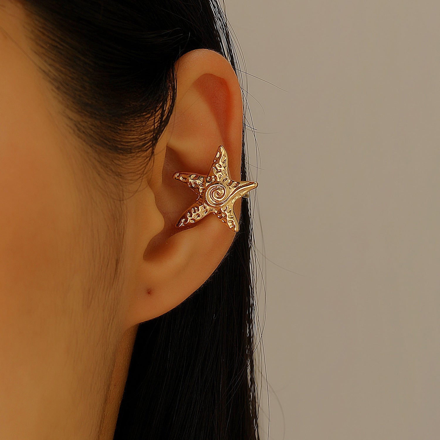 Wholesale  Sun Moon Flower Ear Clip  Earrings