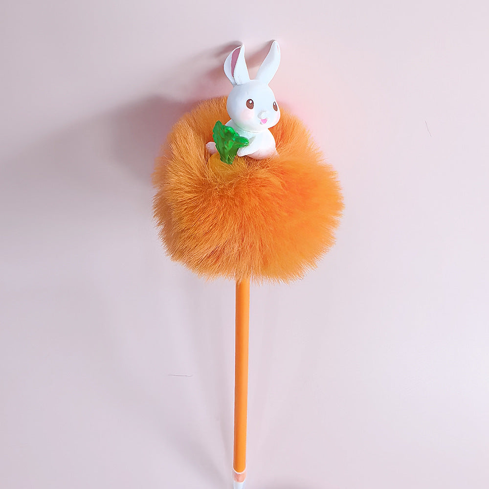 Wholesale Easter Bunny Carrot Plush Pen