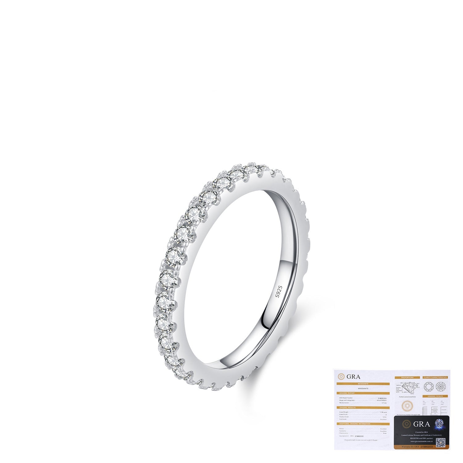 Wholesale diamond s925 sterling silver light luxury diamond ring