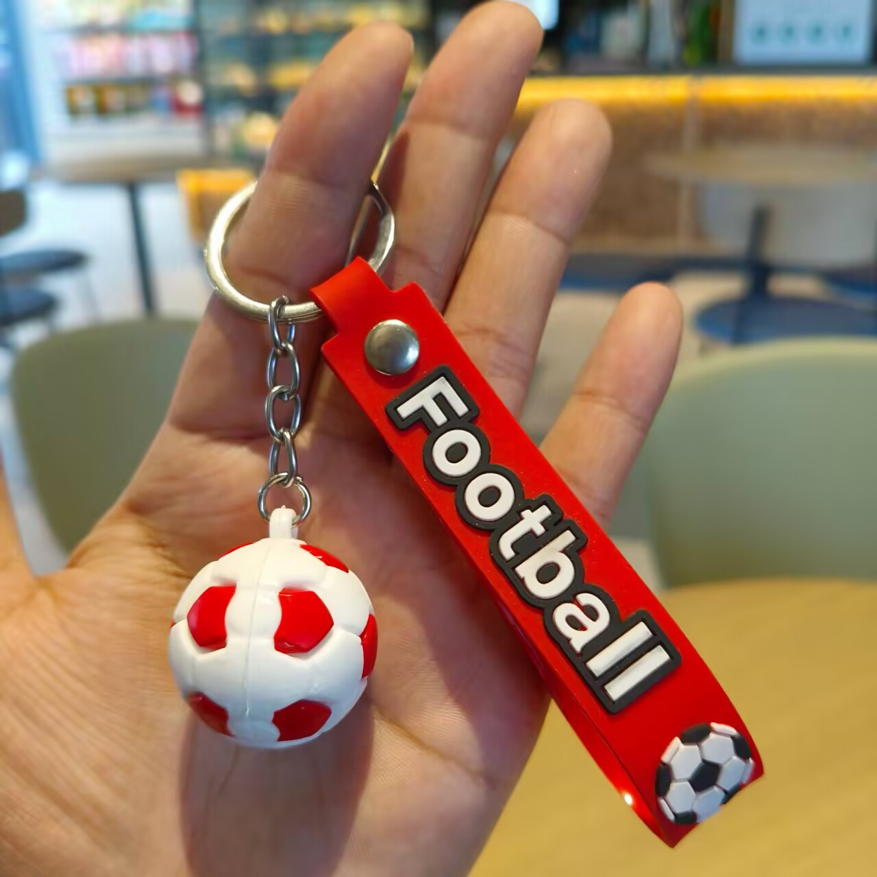 Wholesale 2026 World Cup Themed Car Keychain - Realistic Football 3D Pendant,  Cartoon PVC Trinket,  Boutique Resale
