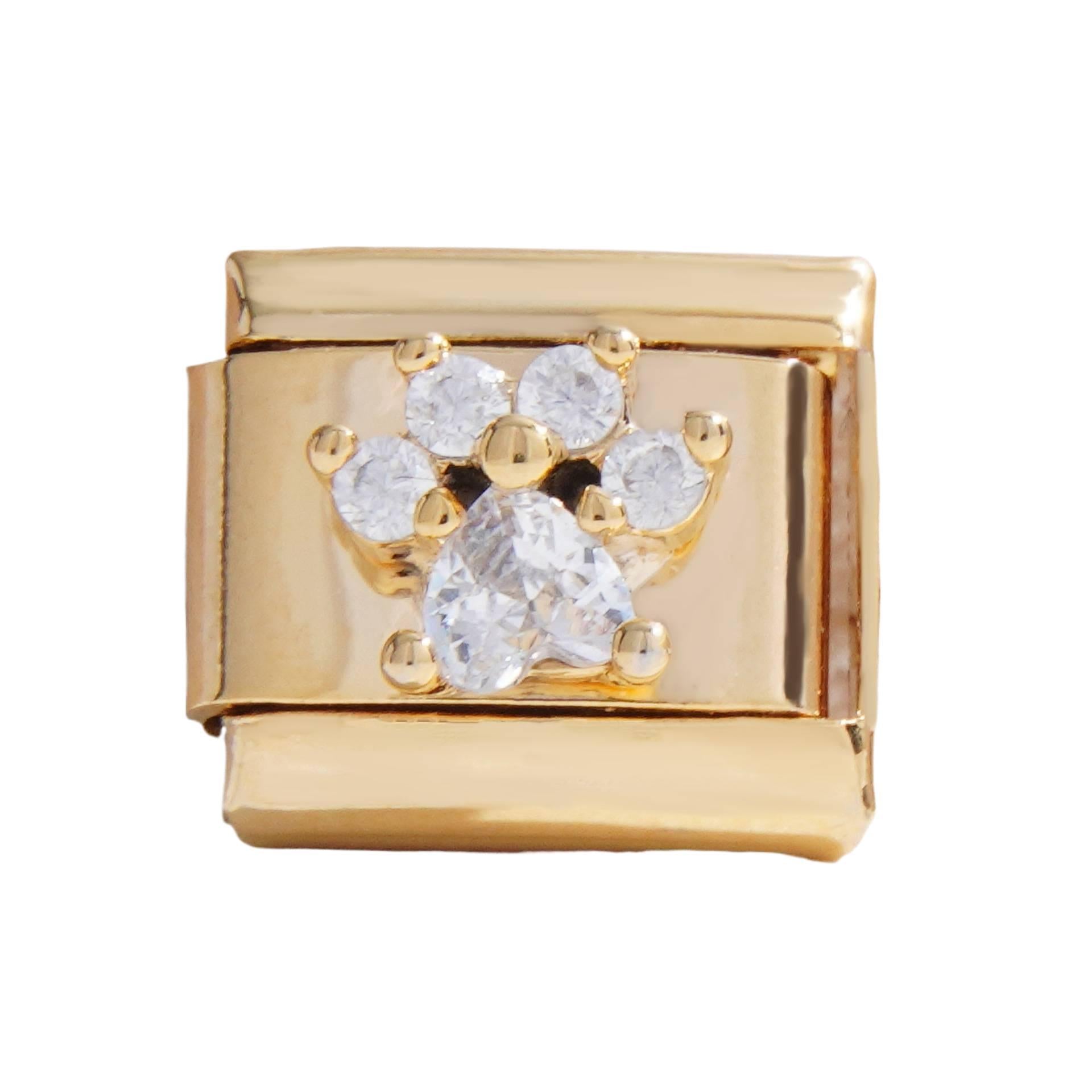 Wholesale 2PCS 9mm Italian Charm Starter Bracelets DIY square Single Section Creative Stainless Steel Composable Bracelet