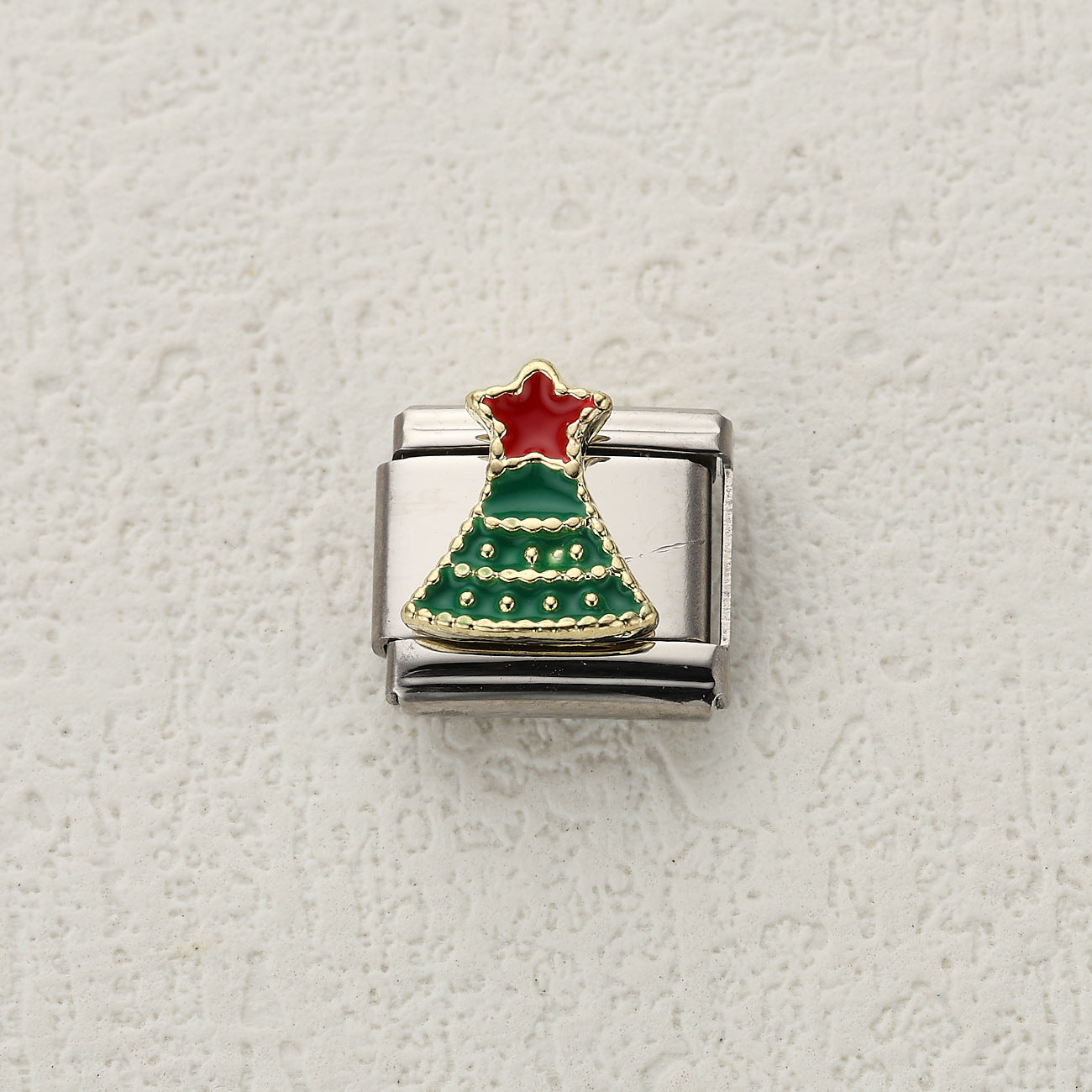 Wholesale 10pcs Italian Charm Bracelet 9mm DIY Splicing Christmas Collection Stainless Steel Composable Bracelet