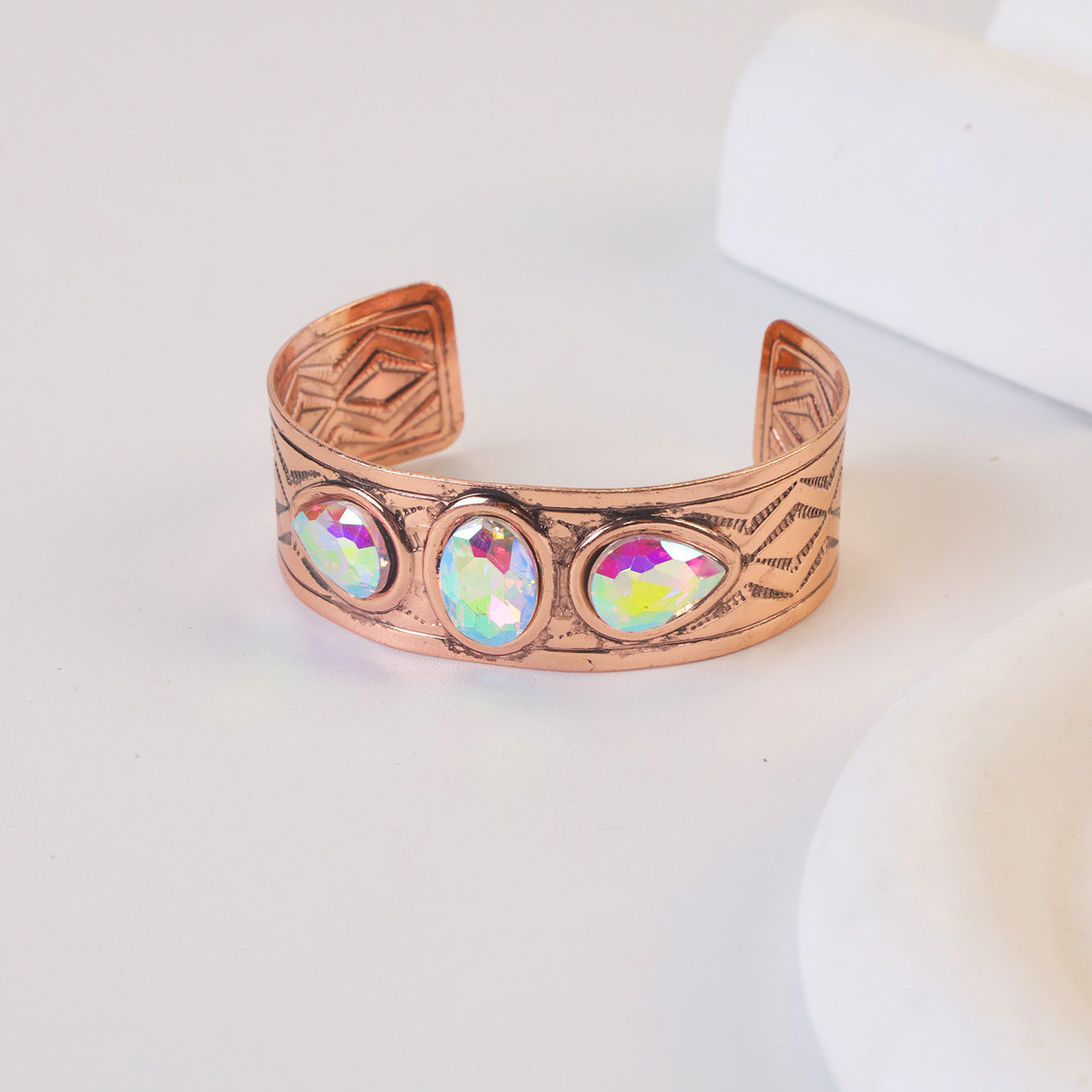 Wholesale Silver Tone Turquoise Inlay Vintage Open Adjustable Bracelet Women Fashion Jewelry Accessory