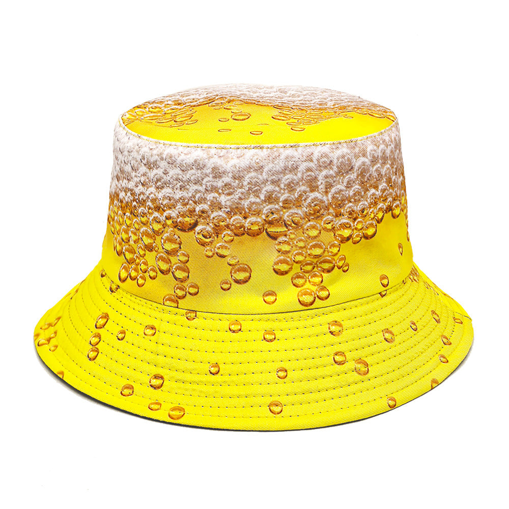 Wholesale Yellow beer bucket hat
