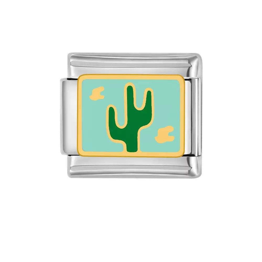 Wholesale Italian Charm Bracelet 9mm DIY Splicing Cartoon Creative Pattern Stainless Steel Composable Bracelet