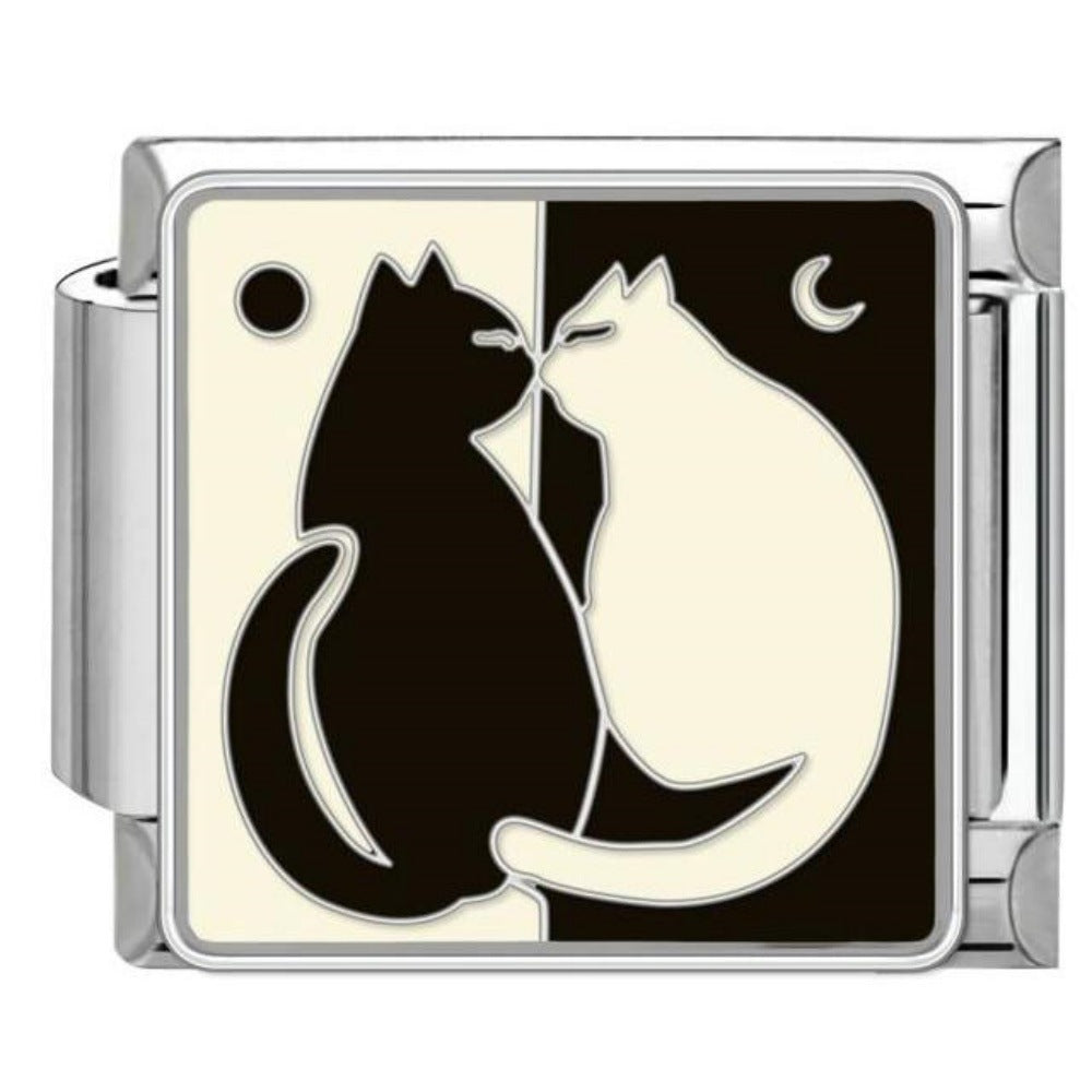 Wholesale Titanium Steel DIY Italian Charm Bracelet With Pet Pattern Original Design Jewelry Accessory For Boutique Resale