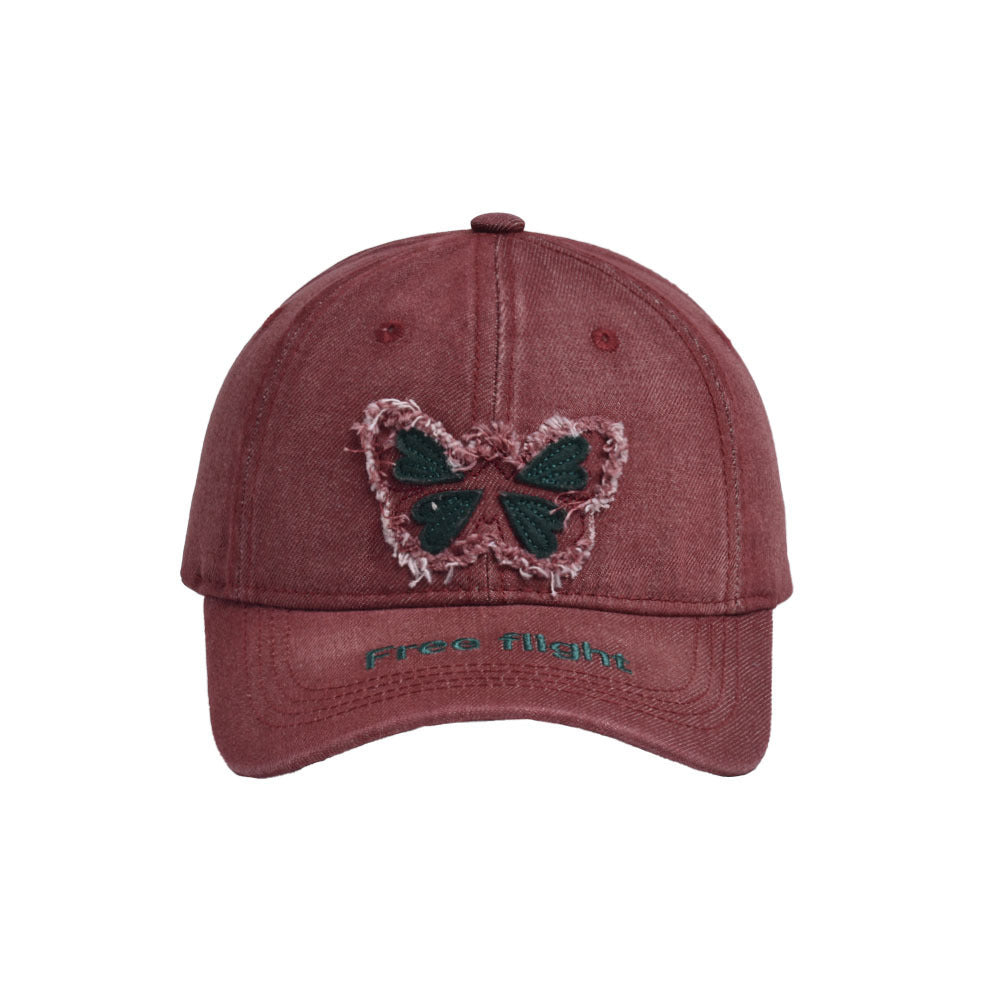 Wholesale Butterfly Distressed Washed Baseball Cap ACC-HT-WenRan006