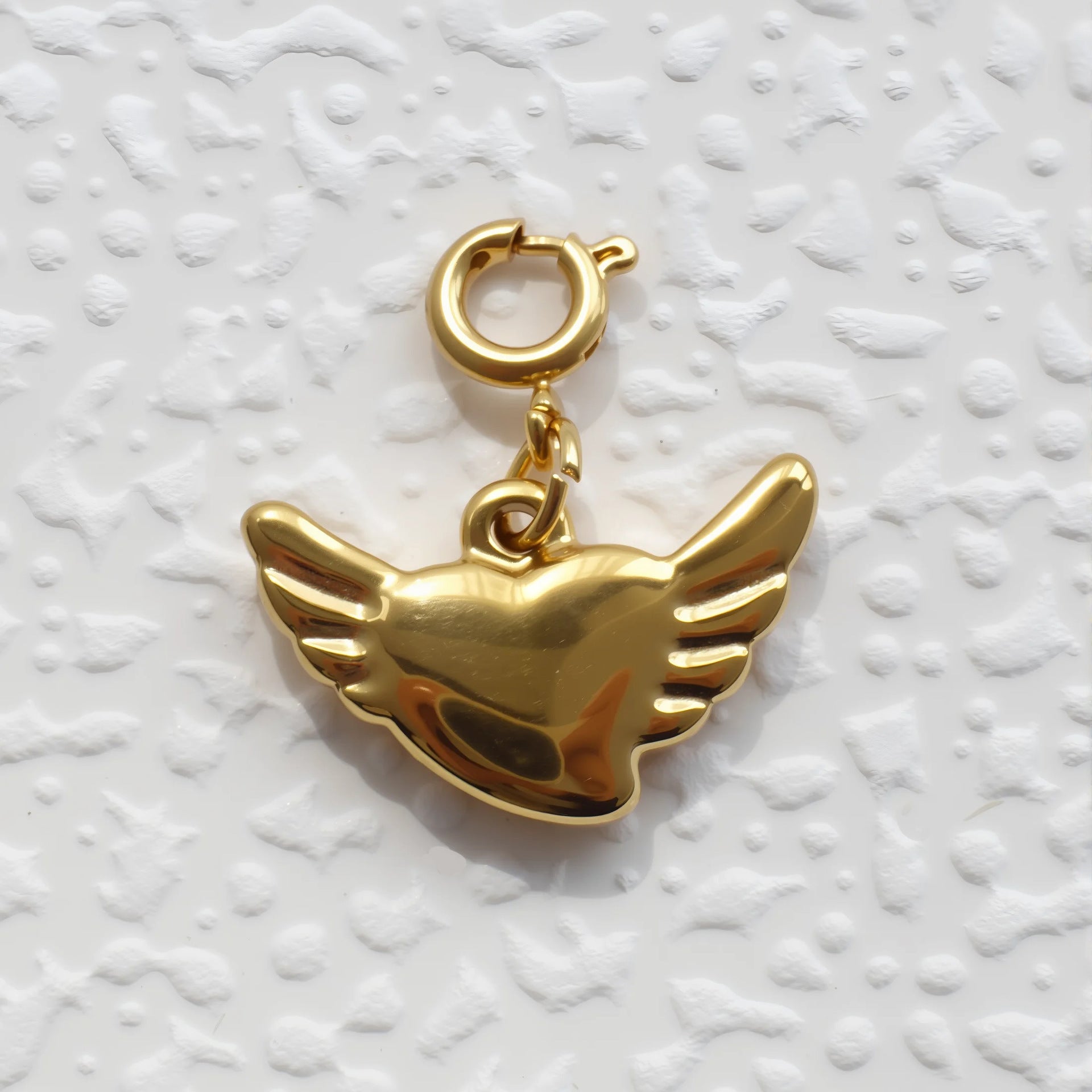 Wholesale 5pcs/ pack Love Star Butterfly Versatile Stainless Steel Electroplated 18K Gold Pendant Pendant DIY Necklace Bracelet Jewelry Accessories