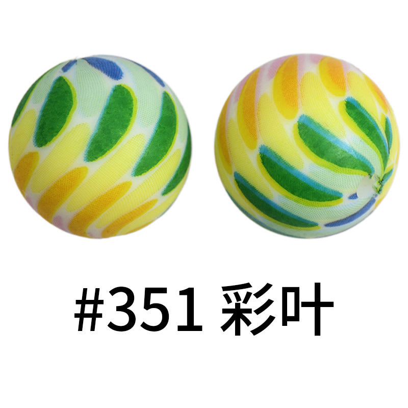 Wholesale 50pcs 15mm Western Style Leopard Skull Color Aztec Printed Silicone Balls Beads ACC-BDS-HeSheng004