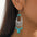 Wholesale  bohemian Retro ethnic style turquoise dangle earrings