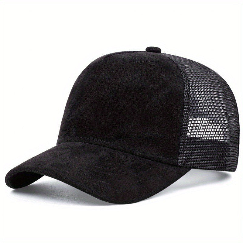 Wholesale Solid Color Cotton Suede Mesh Hat Baseball Cap ACC-HT-QiNiao005