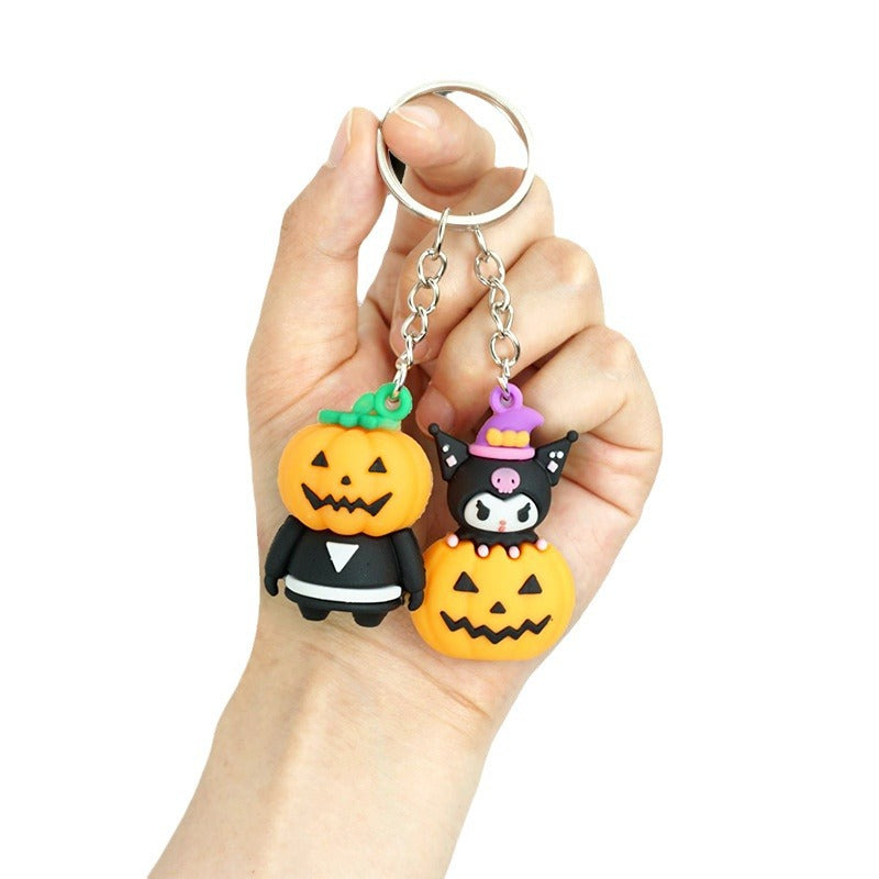 Wholesale Cartoon Halloween Pumpkin Keychains ACC-KC-Yexiang001